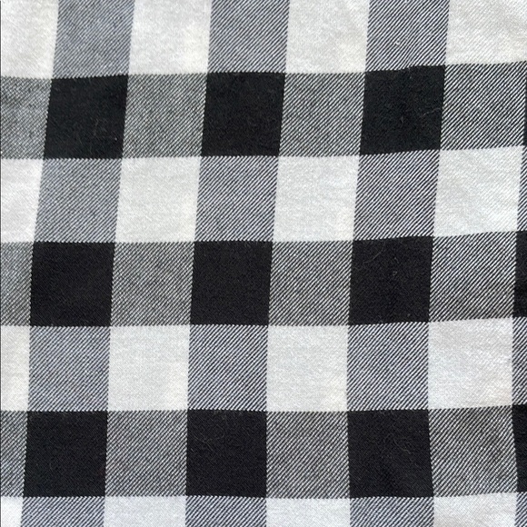 Men's Black and White Checkered Shirt - Picture 5 of 11